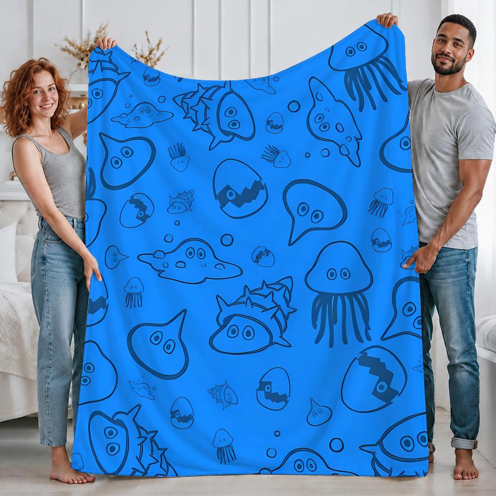 Office Quest - Manta de flanela com estampa personalizada,