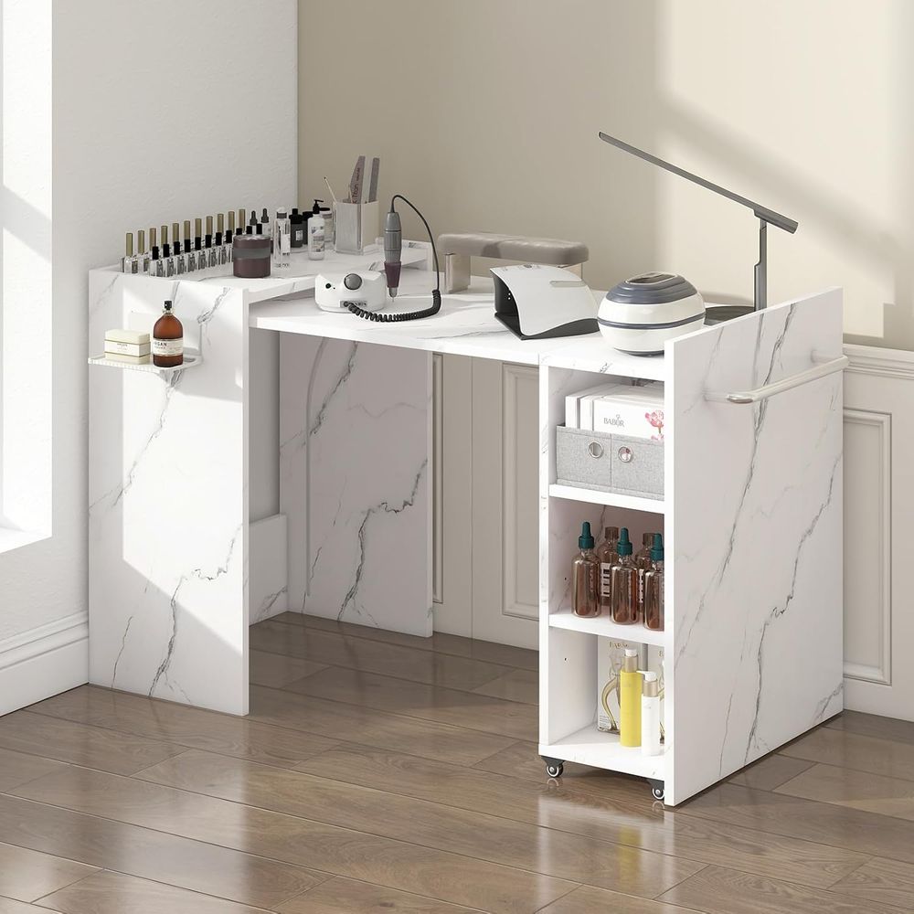 Office Technician - Mesa expansível para manicure, com espaço
