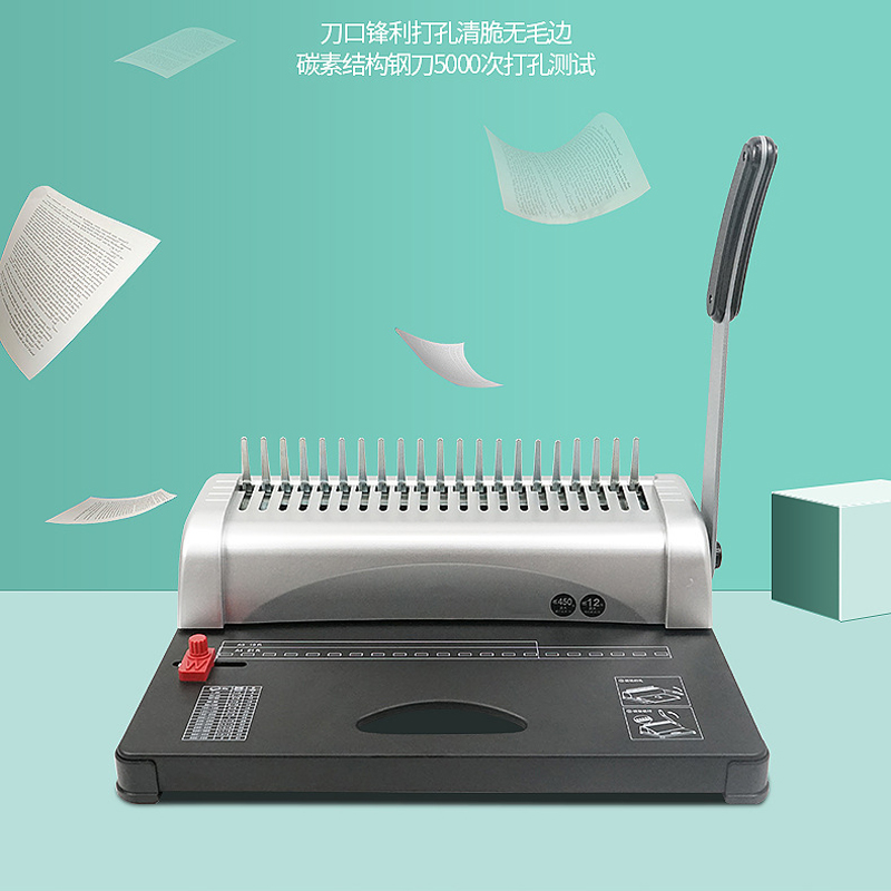Binding Machine Comb - Nova Máquina de Encadernação, Máquina de