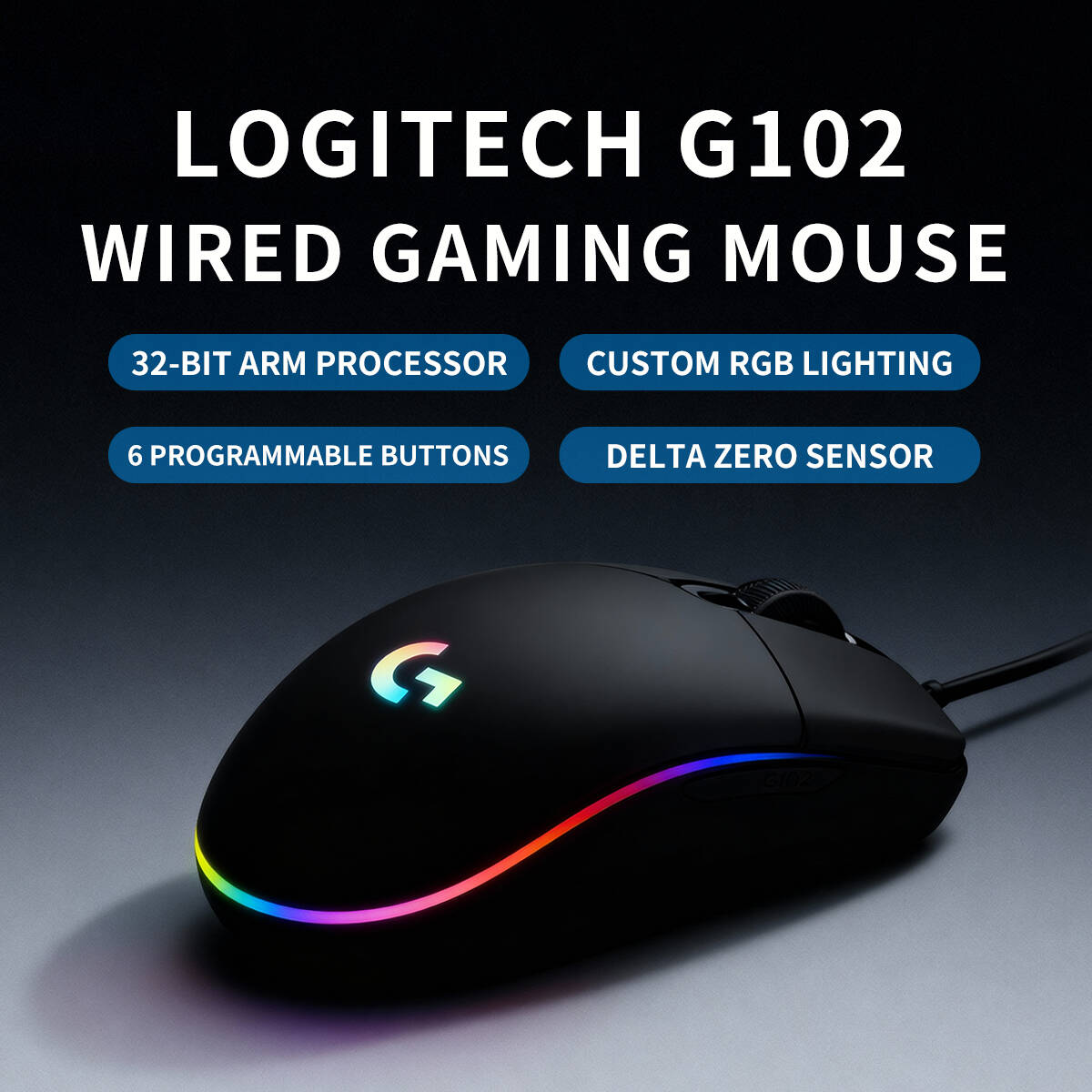 Mouse Gamer Logitech G102 com  - Logitech Mouse G203 avaliação e preço