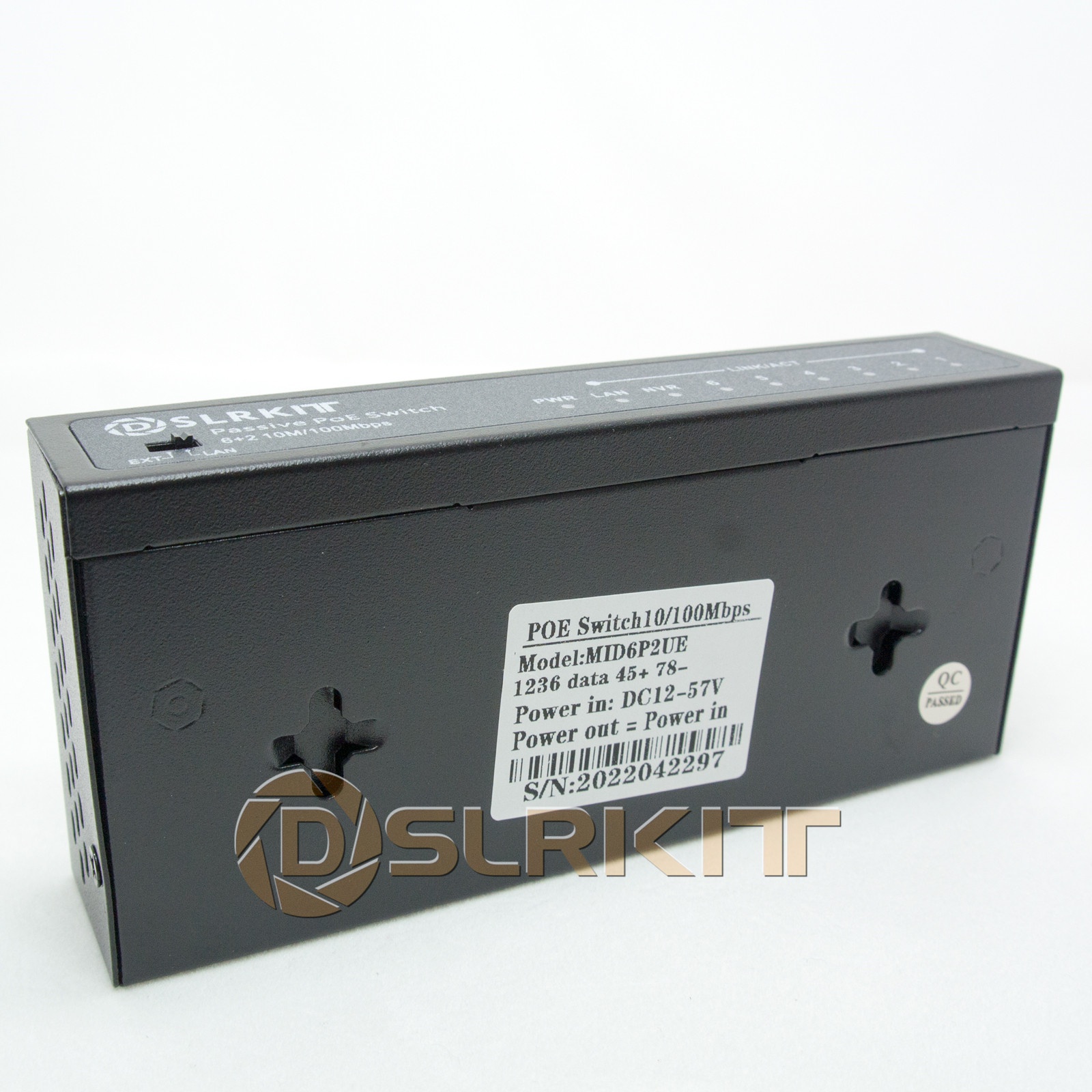 Dslrkit 250m 8 portas 6 poe po - Power Over Ethernet avaliação e preço