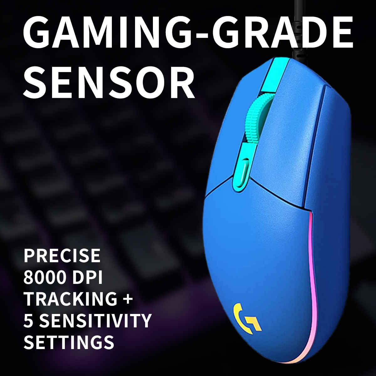 Rato de jogos com fio Logitech - Logitech Mouse G203 avaliação e preço