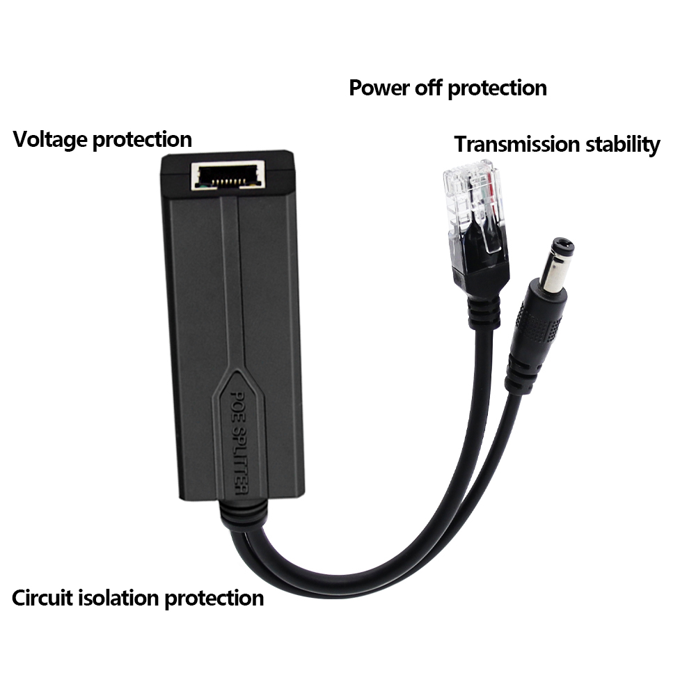 Divisor POE 48V a 12V/5V IEEE  - Power Over Ethernet avaliação e preço