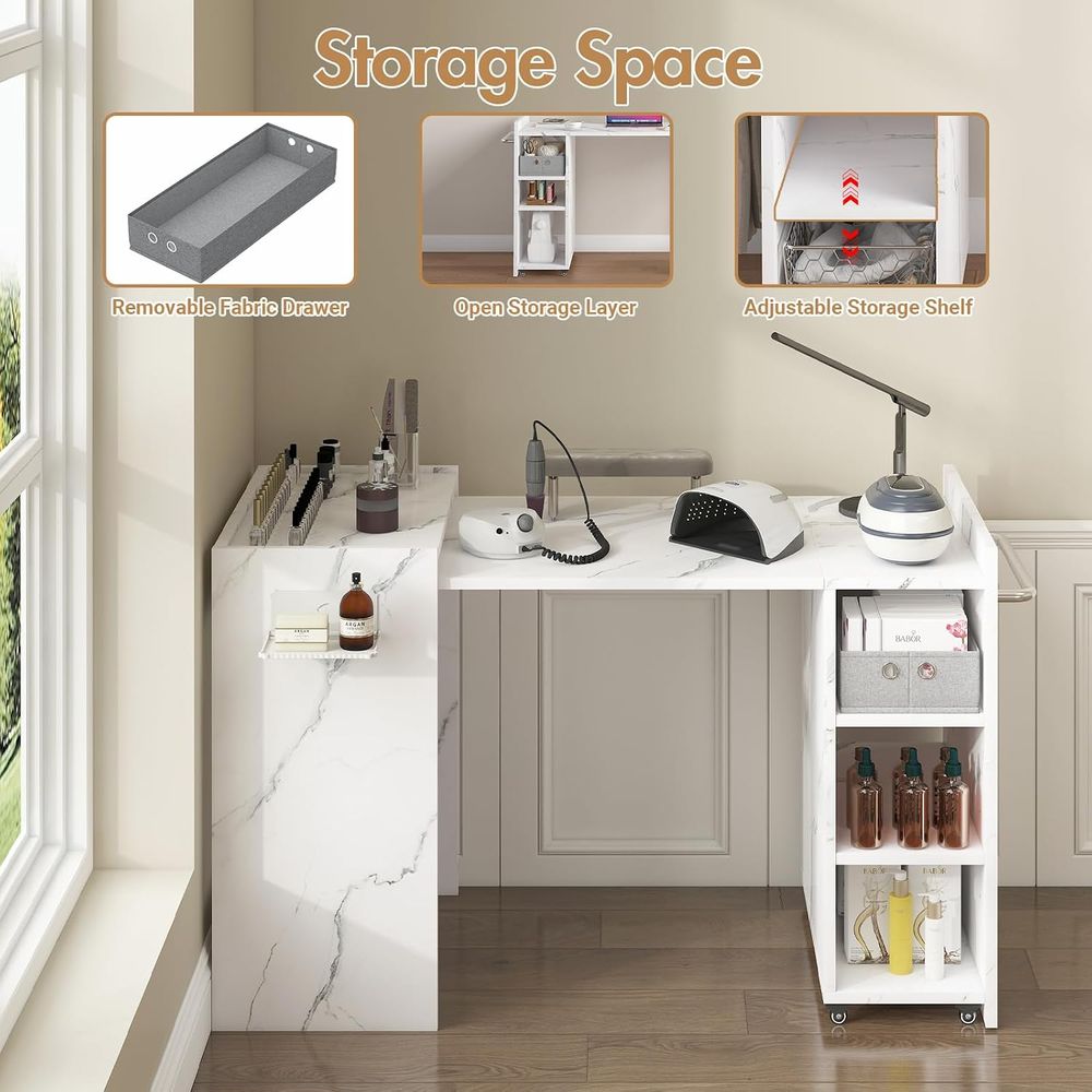 Mesa expansível para manicure, - Office Technician avaliação e preço