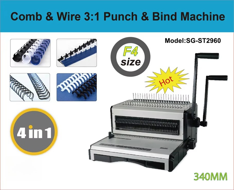 Máquina de Encadernação Manual - Binding Machine Comb avaliação e preço